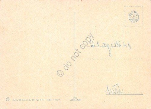 Cartolina San Fruttuoso di Camogli panorama baia Ed Brunner 1949 | Immagine Gallery 2