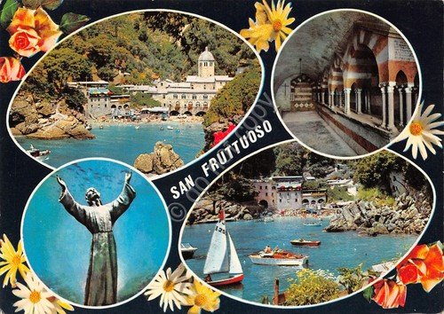 Cartolina San Fruttuoso vedute varie 1979 (Genova) | Immagine principale