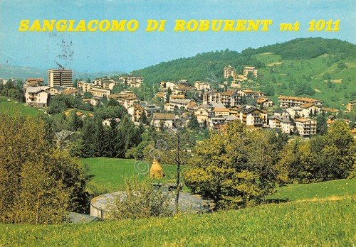Cartolina San Giacomo di Rouburent Panorama 1983 serie Piemonte Turistico | Immagine principale