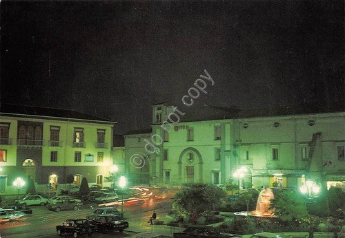 Cartolina San Giorgio del Sannio Piazza Risorgimento