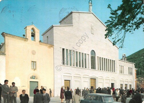 Cartolina San Giovanni Rotondo Chiesa S.Maria delle Grazie Facciata Convento