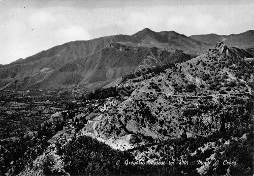 Cartolina San Gregorio Matese panorama e Monte S. Croce anni … | Immagine principale