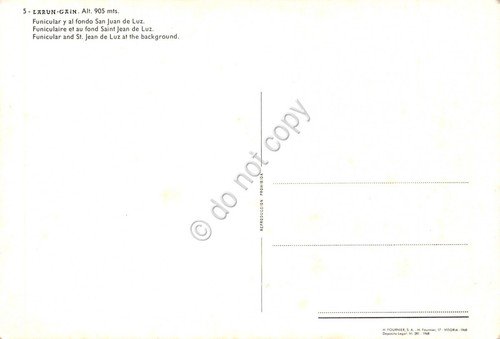 Cartolina San Jean de Luz Funicular | Immagine Gallery 2