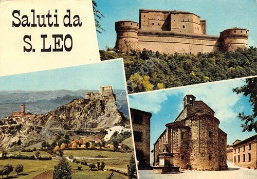 Cartolina San Leo Vedute 1972 (Rimini) | Immagine principale