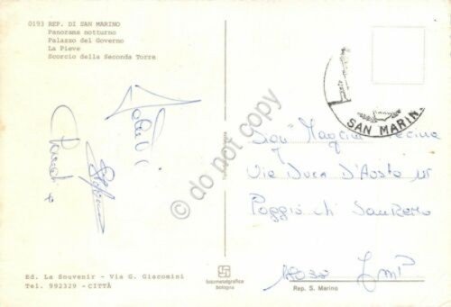 Cartolina San Marino vedute notturno | Immagine Gallery 2