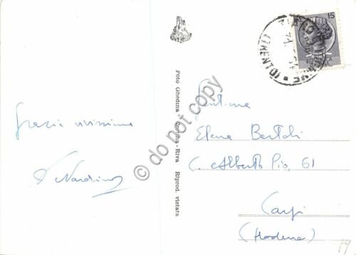 Cartolina San Martino di Castrozza Baita Segantini Foto Ghedina