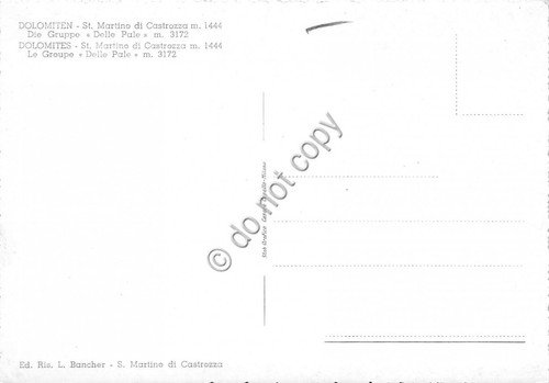 Cartolina San Martino di Castrozza Dolomiti Panorama (Trento) | Immagine Gallery 2