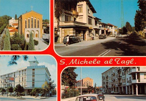 Cartolina San Michele al Tagliamento Vedutine