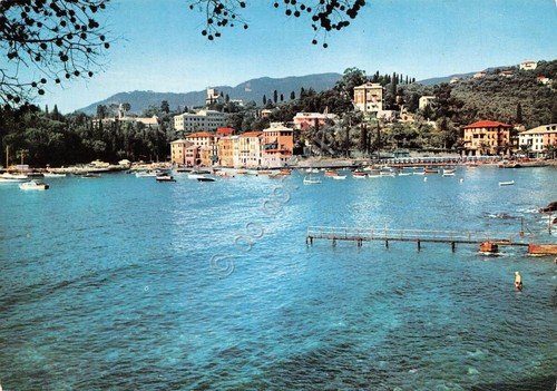 Cartolina San Michele di Pagana particolare della baia