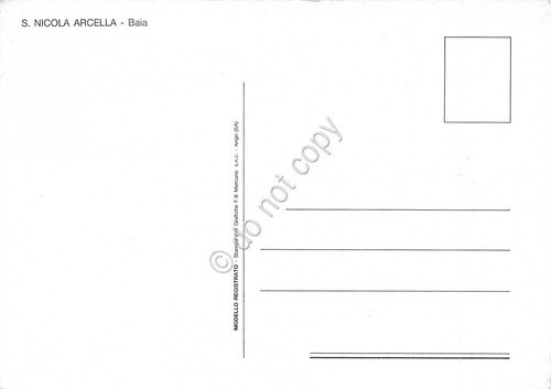 Cartolina San Nicola Arcella Baia (Imperia)