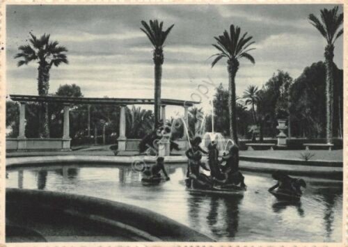 Cartolina San Remo Nuovi Giardini 1940