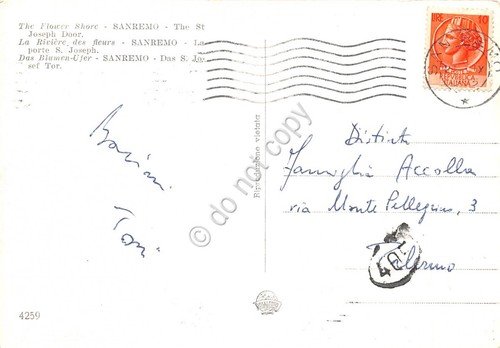 Cartolina San Remo Porta San Giuseppe animata 1955 | Immagine Gallery 2