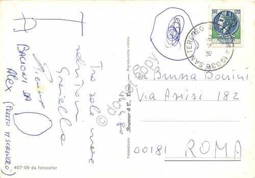 Cartolina San Terenzo 4 vedute (La Spezia)