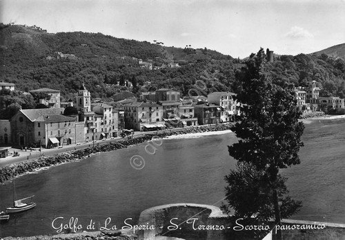 Cartolina San Terenzo panorama 1957 (La Spezia) | Immagine principale