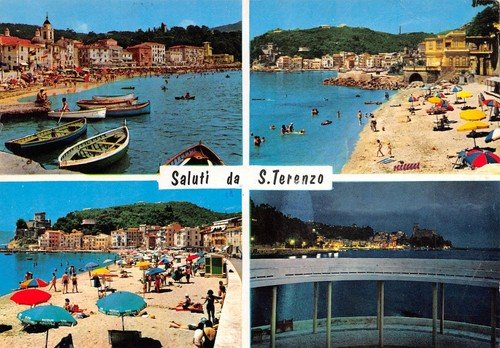 Cartolina San Terenzo Vedutine (La Spezia)