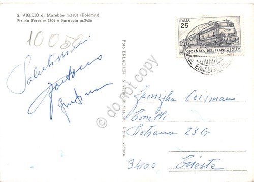 Cartolina San Vigilio di Marebbe Piz da Peres Paraccia anni … | Immagine Gallery 2