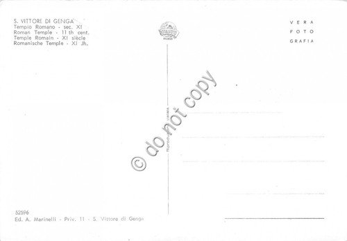 Cartolina San Vittore di Genga Tempio Romano | Immagine Gallery 2