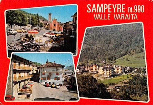 Cartolina Sanpeyre Valle Varaita vedute (Cuneo) | Immagine principale