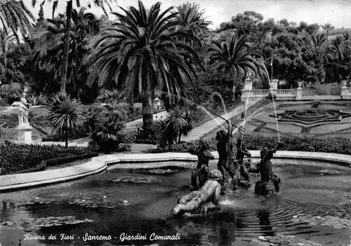 Cartolina Sanremo Giardini Comunali (Imperia) | Immagine principale
