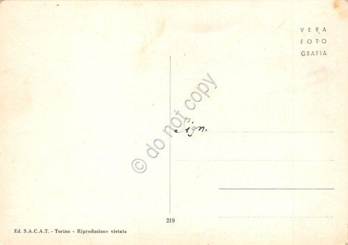 Cartolina Sanremo Notturno casinò negozi (Imperia)