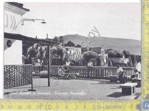 Cartolina Sant'Agnello di Sorrento - Terrazza Marinella - anni '50 …