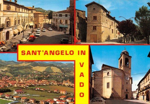 Cartolina Sant'Angelo in Vado Vedutine