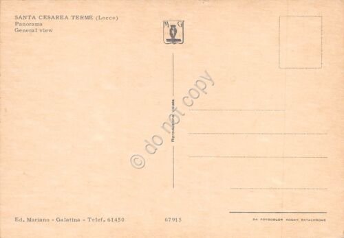 Cartolina Santa Cesarea Terme Panorama auto