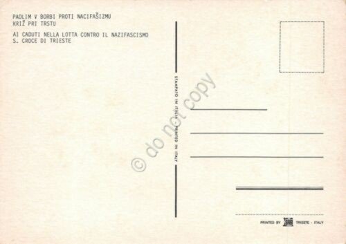 Cartolina Santa Croce di Trieste Caduti Lotta Nazifascismo vedute abiti … | Immagine Gallery 2