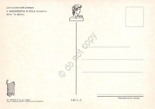 Cartolina Santa Margherita di Pula Hotel Is Morus