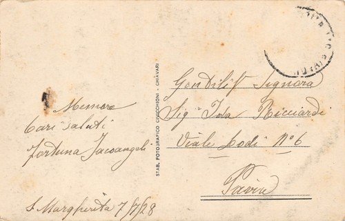 Cartolina Santa Margherita Ligure Panorama 1928 | Immagine Gallery 2