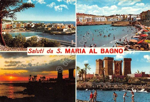 Cartolina Santa Maria al Bagno vedute (Lecce) | Immagine principale