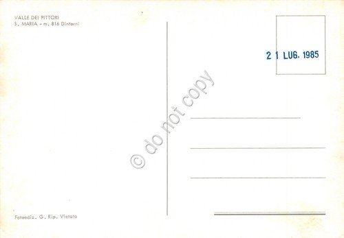 Cartolina Santa Maria Maggiore Valle dei Pittori entrata paese con … | Immagine Gallery 2