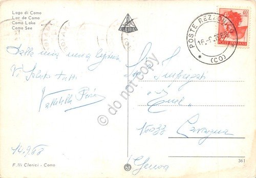 Cartolina Santa Maria Rezzonico Camping Solei vedute 1968 | Immagine Gallery 2