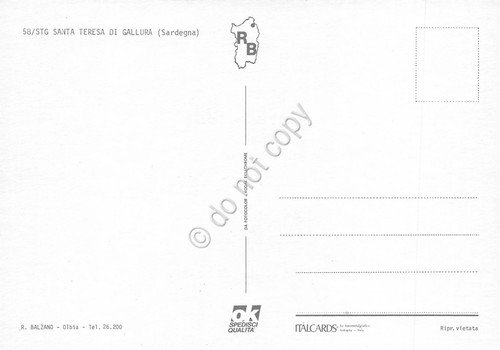 Cartolina Santa Teresa di Gallura Capo Testa panorama aereo dal …