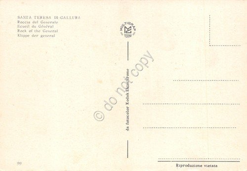 Cartolina Santa Teresa di Gallura Roccia del Generale | Immagine Gallery 2