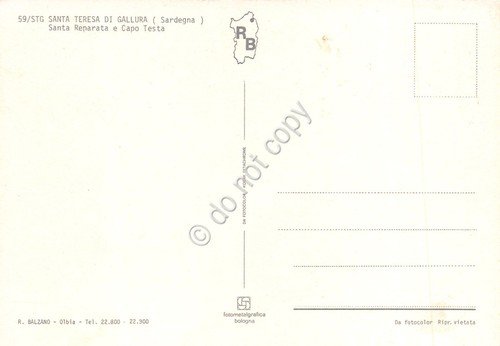 Cartolina Santa Teresa di Gallura Santa Reparata Capo Testa case … | Immagine Gallery 2