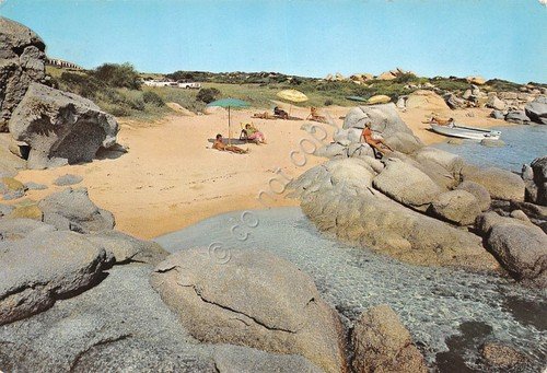 Cartolina Santa Teresa di Gallura Valle Erica Spiaggia animata 1972 … | Immagine principale