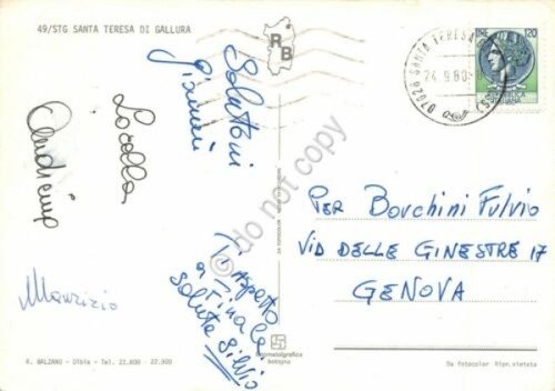 Cartolina Santa Teresa di Gallura vedute 1980 (Sassari) | Immagine Gallery 2