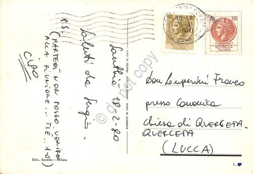 Cartolina Santhià Vedute varie Villette Stazione Piazza Pallone auto stemma …