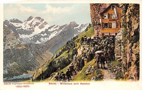 Cartolina Santis Wirtshaus zum Aescher | Immagine principale
