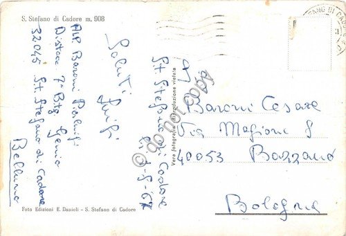 Cartolina Santo Sefano di Cadore panorama 1967 (Belluno) | Immagine Gallery 2