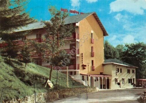 Cartolina Santo Stefano d' Aveto Hotel Groppo Rosso 1971 (Genova)