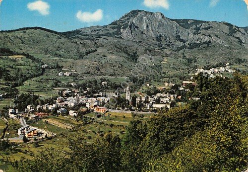 Cartolina Santo Stefano d'Aveto panorama 1974