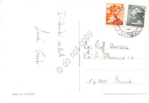 Cartolina Santo Stefano d'Aveto panorama anni '60