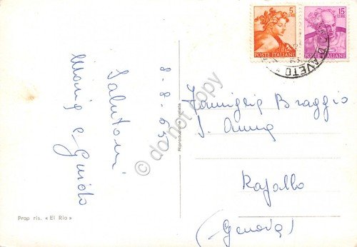 Cartolina Santo Stefano d' Aveto panorama e Monte Aiona 1965 … | Immagine Gallery 2