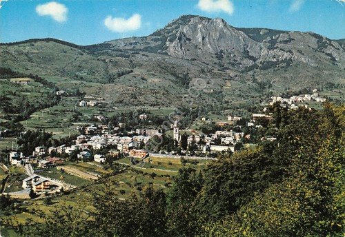 Cartolina Santo Stefano d' Aveto panorama segnata (Genova) | Immagine principale