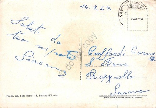 Cartolina Santo Stefano d' Aveto Ruderi del castello Doria animata … | Immagine Gallery 2