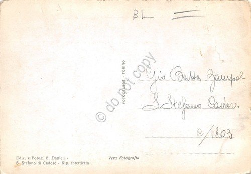 Cartolina Santo Stefano di Cadore la Chiesa | Immagine Gallery 2