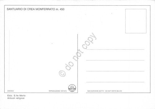 Cartolina Santuario di Crea vedute varie piazzale con bar facciata … | Immagine Gallery 2