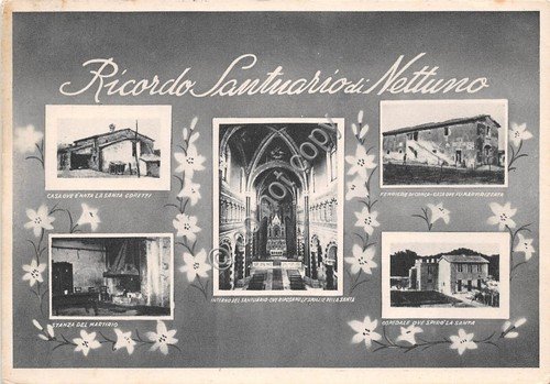 Cartolina Santuario di Nettuno Saluti da Vedutine (Altre tematiche) | Immagine principale